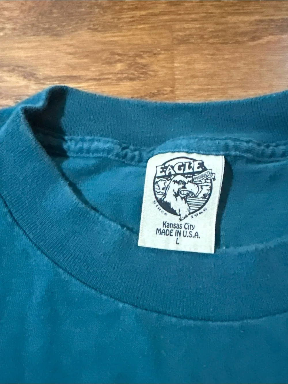 Vintage Single Stitch Branson Missouri Cowboy Native Thin T Shirt Men’s Large